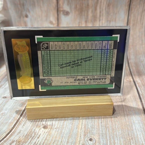 1991 Bowman #156 Carl Everett Rookie SGC Card 98 GEM Baseball Card Item #ME562 - Picture 3 of 3